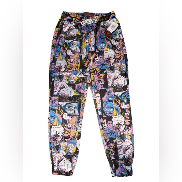 🇯🇵 NWT! Japanese Anime Unisex Microfleece Jogger Pants - Picture 1 of 10